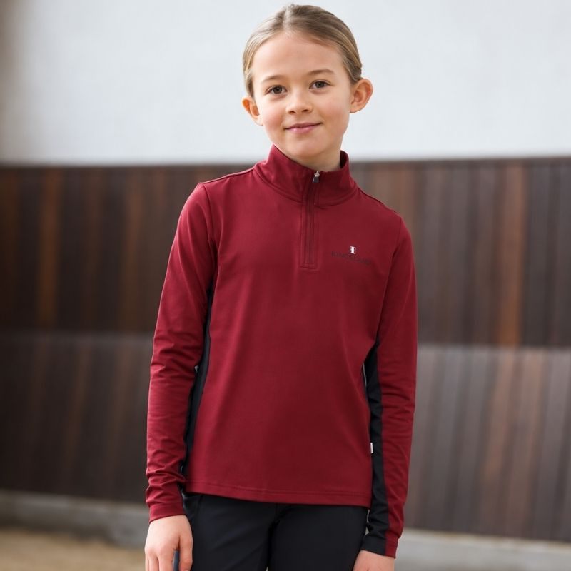 Rijshirt Kind/Junior Classic Training Shirt Bordeaux