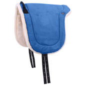 Bareback Pad Fauxfur Blauw Bareback Pad Fauxfur Blauw