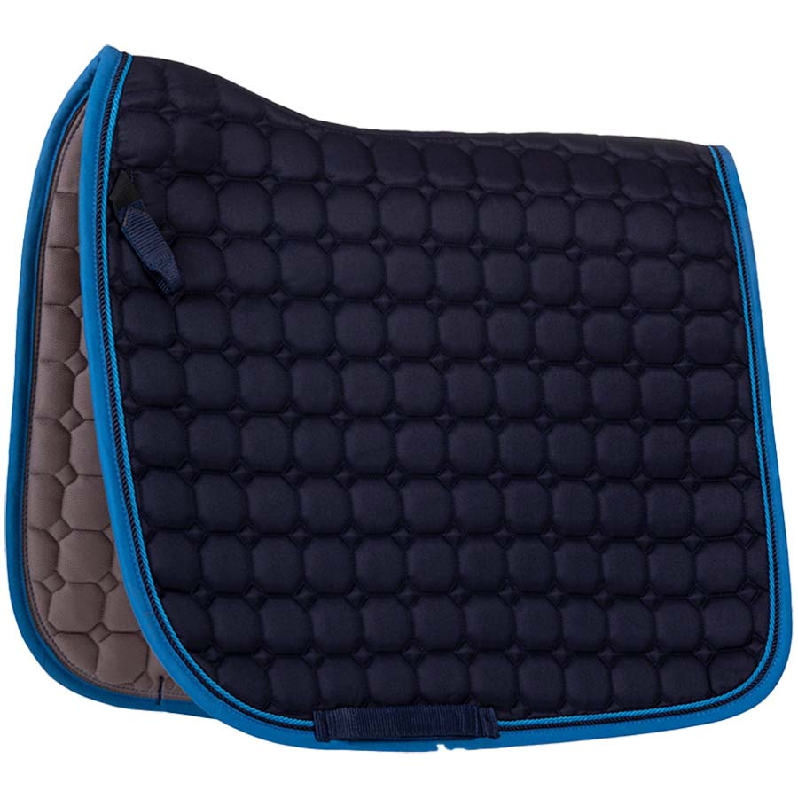 Dressuurzadeldekje Florence Marineblauw/Blauw