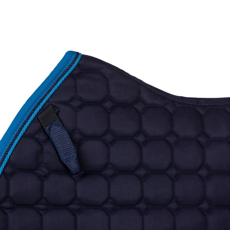 Dressuurzadeldekje Florence Marineblauw/Blauw
