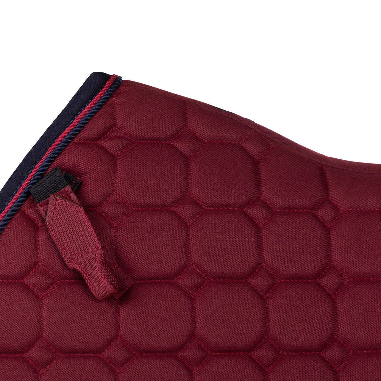 Dressuurzadeldekje Florence Rood/Bordeauxrood