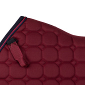 Dressuurzadeldekje Florence Rood/Bordeauxrood Dressuurzadeldekje Florence Rood/Bordeauxrood