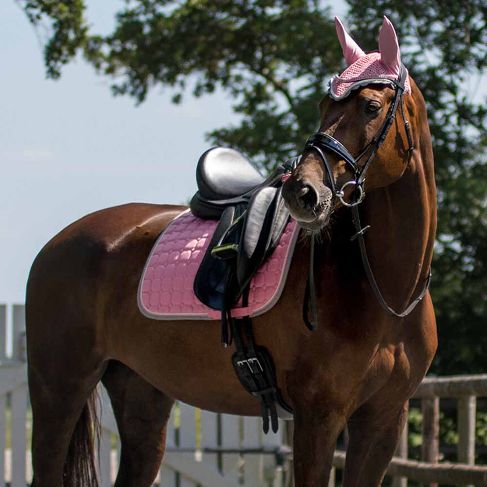 Veelzijdigheidszadeldekje Florence Roze/Grijs