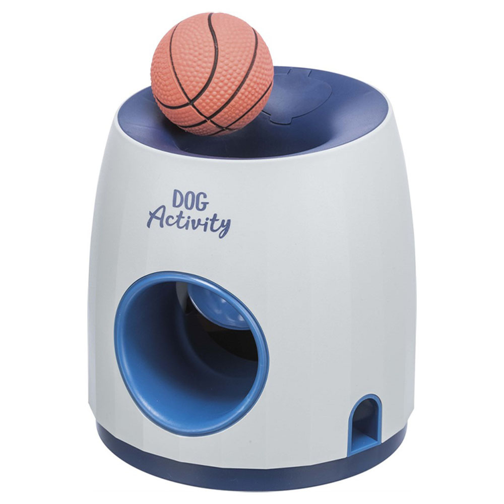 Aktiviteitsspeelgoed Dog Activity Ball & Treat Niveau 3 Blauw/Wit