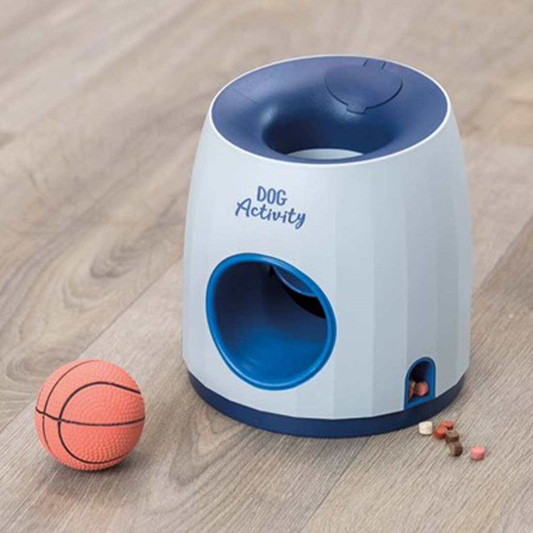 Aktiviteitsspeelgoed Dog Activity Ball & Treat Niveau 3 Blauw/Wit