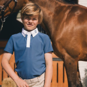 Wedstrijdshirt Kind/Junior Boy Osaka Short Sleeve Blauw Wedstrijdshirt Kind/Junior Boy Osaka Short Sleeve Blauw
