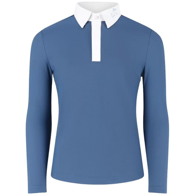 Wedstrijdshirt Kind/Junior Boy Osaka Long Sleeve Blauw