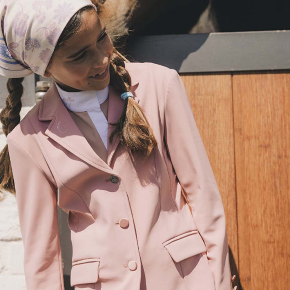 Wedstrijdjasje Kind/Junior Girls Paris Roze