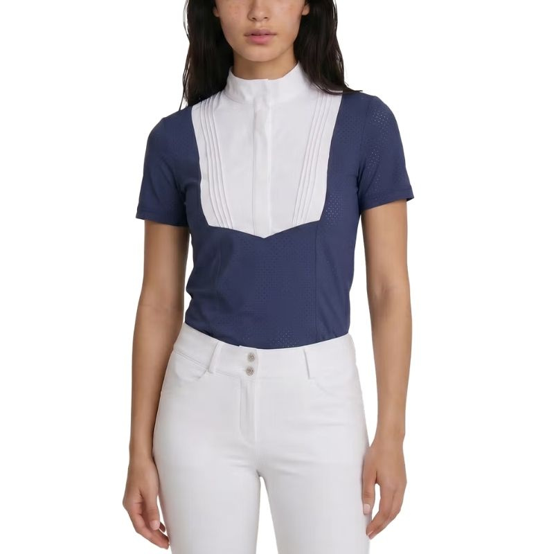Wedstrijdshirt Heritage Air Short Sleeve Marineblauw