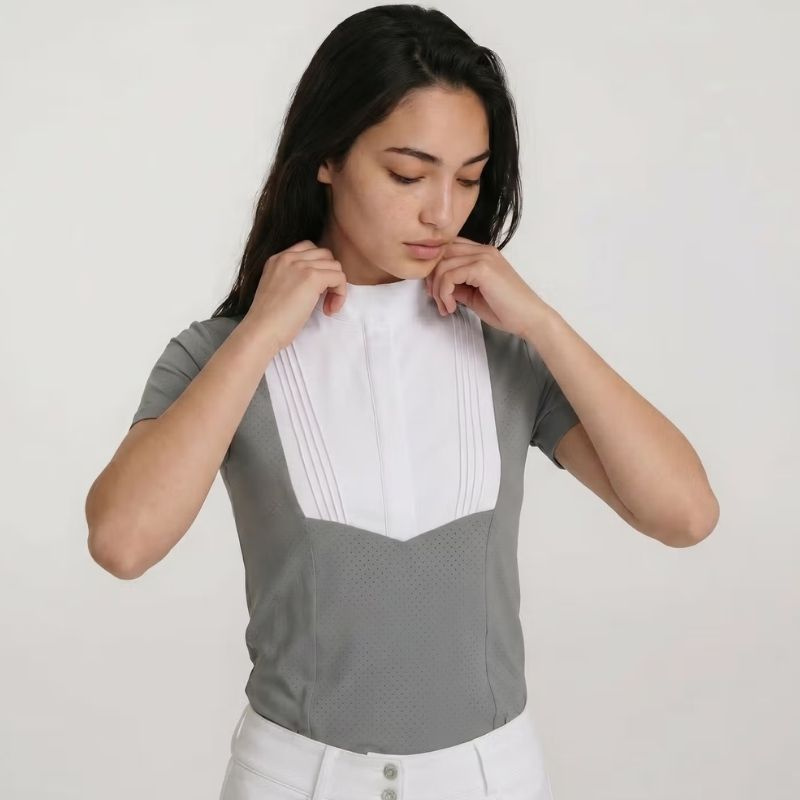 Wedstrijdshirt Heritage Air Short Sleeve Grijs