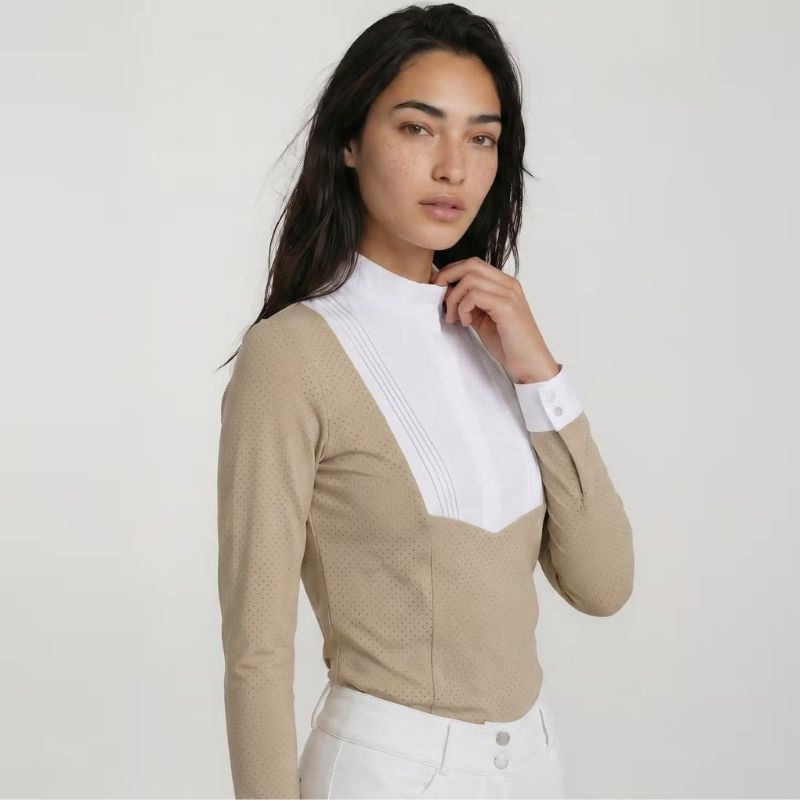 Wedstrijdshirt Heritage Air Long Sleeve Beige
