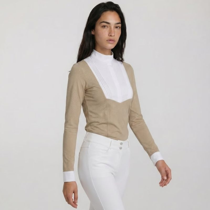 Wedstrijdshirt Heritage Air Long Sleeve Beige