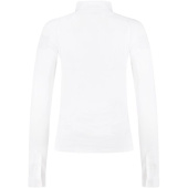 Wedstrijdshirt Classic Glitter Zipper Long Sleeve Wit Wedstrijdshirt Classic Glitter Zipper Long Sleeve Wit