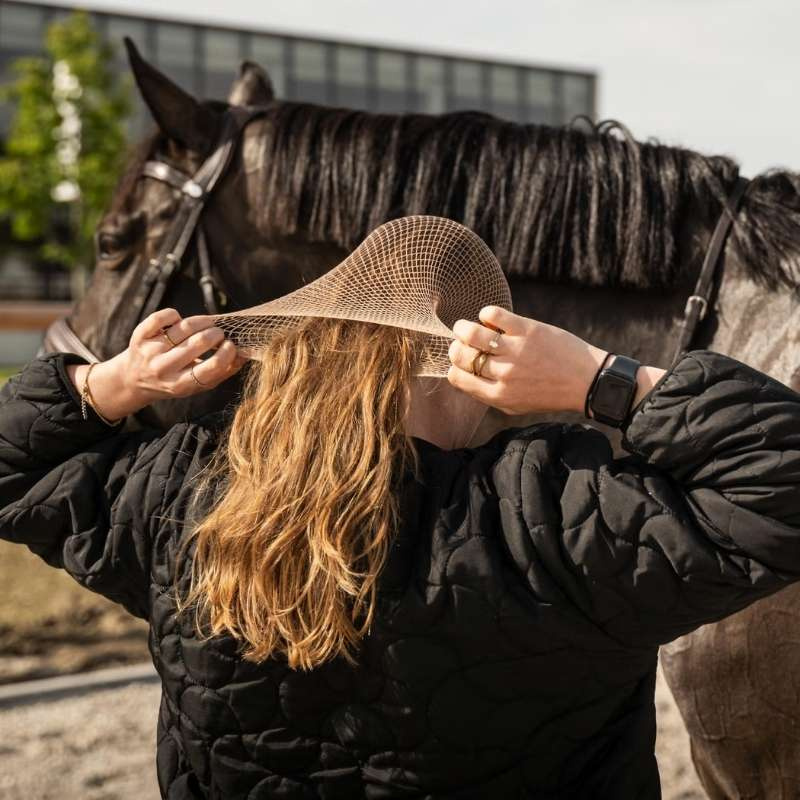 Haarnet Riding Wear 2-pack Lichtbruin
