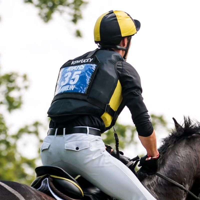 Nummerhouder Eventing Bib Zwart