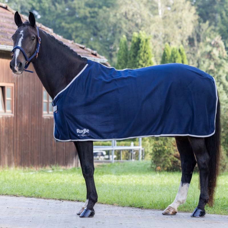 Fleecedeke RugBe Economic Marineblauw