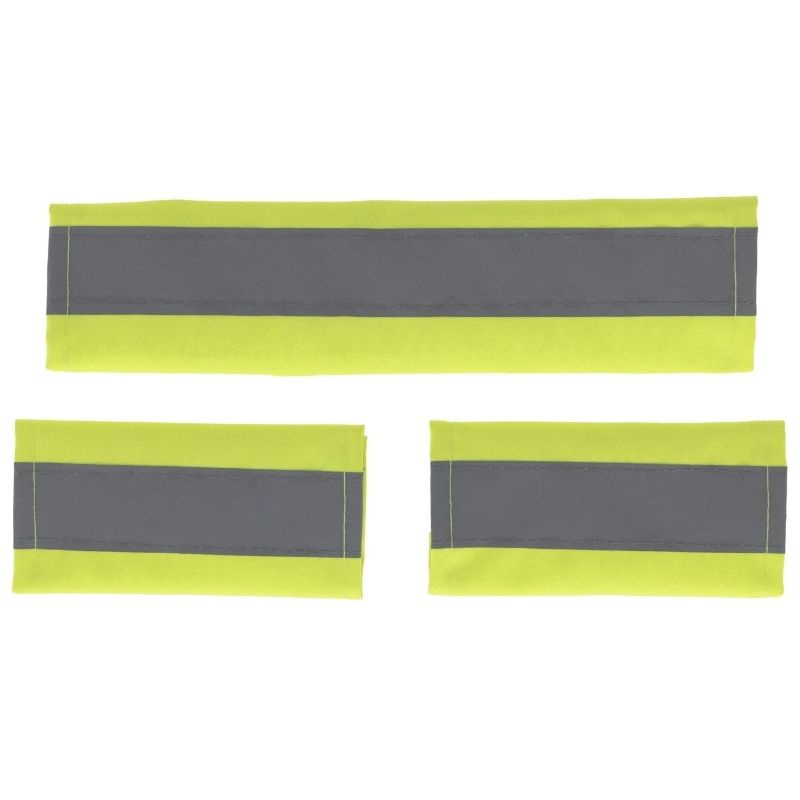 Reflectieset voor Halster/Hoofdstel 3-pack Geel