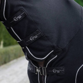 Fleecedeken met halsstuk CovallieroTherm Zwart Fleecedeken met halsstuk CovallieroTherm Zwart