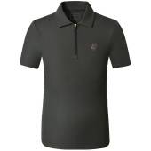 T-shirt Heren Anniversary 1/2 Zip Grijs T-shirt Heren Anniversary 1/2 Zip Grijs