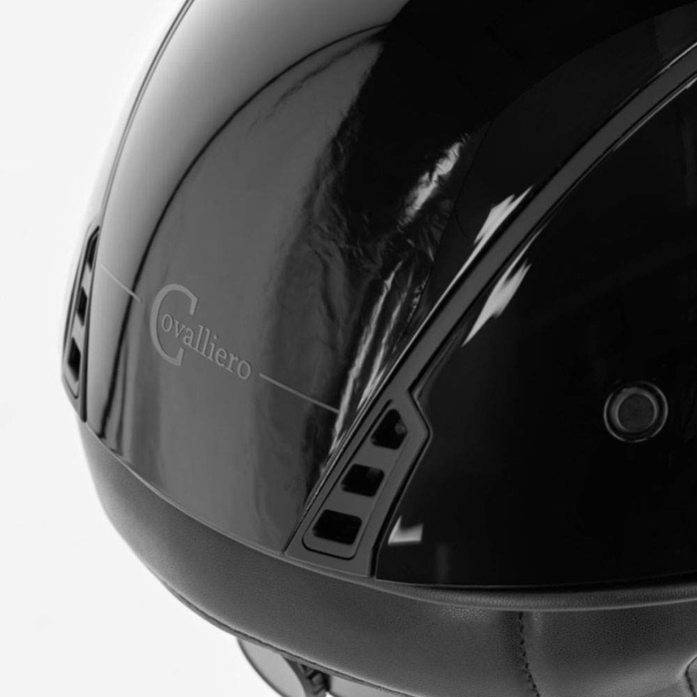 Paardrijcap Eclipse Polo Glossy Zwart