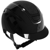 Paardrijcap Elite Glossy Zwart Paardrijcap Elite Glossy Zwart