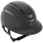 Paardrijcap Elite Polo Zwart Paardrijcap Elite Polo Zwart