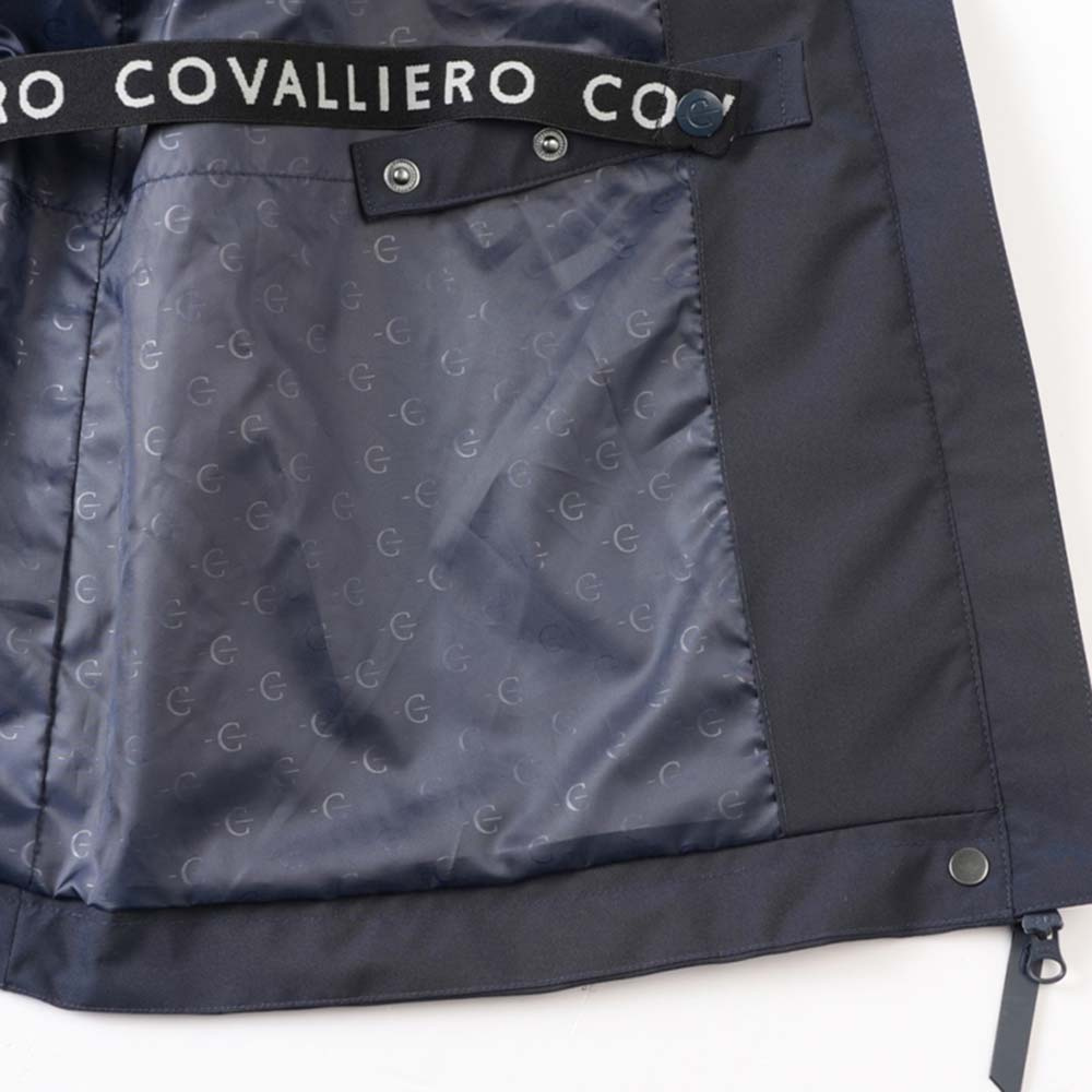 Regenjas 2-Way Zip Marineblauw