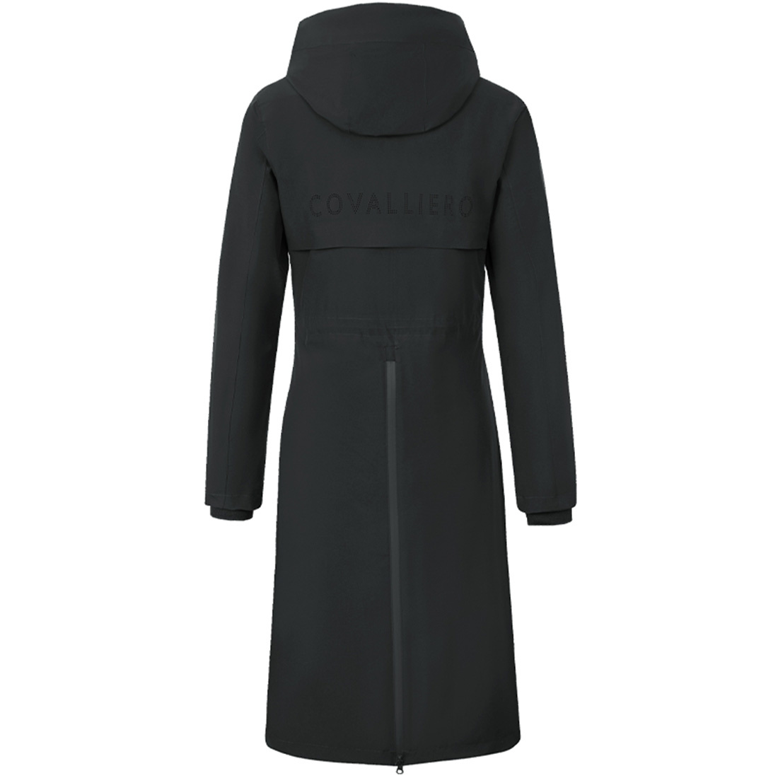 Regenjas 2-Way Zip Zwart