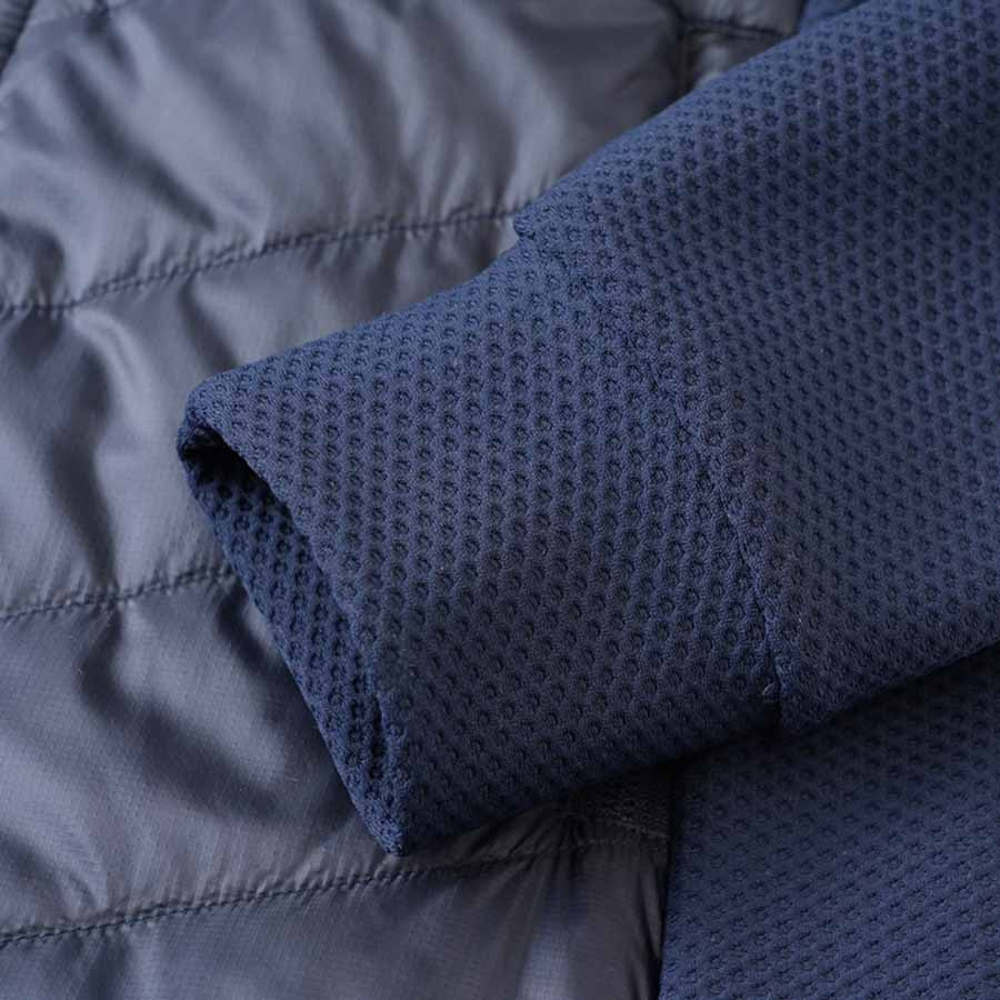 Hybride Jas Quilted Marineblauw