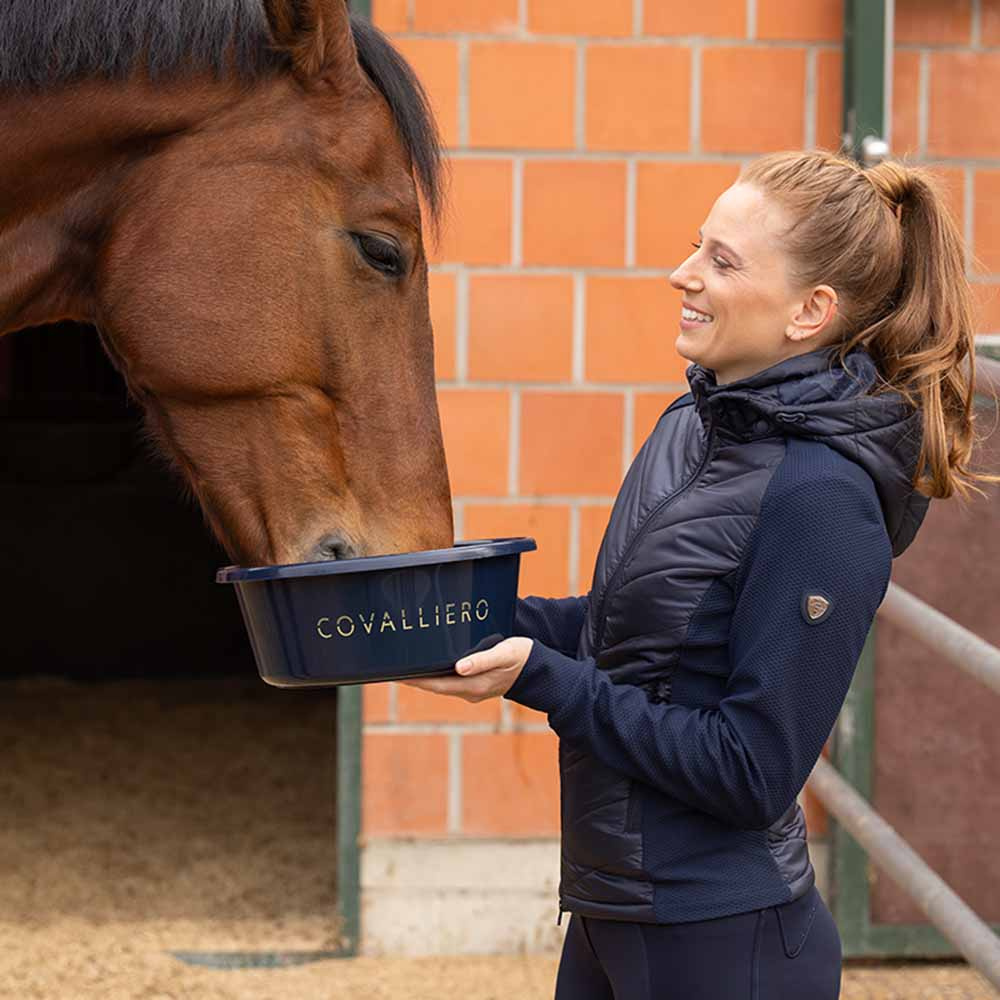 Hybride Jas Quilted Marineblauw