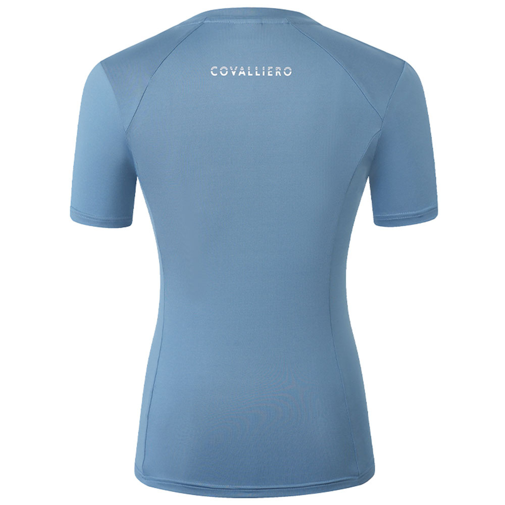 T-shirt V-Neck Blauw