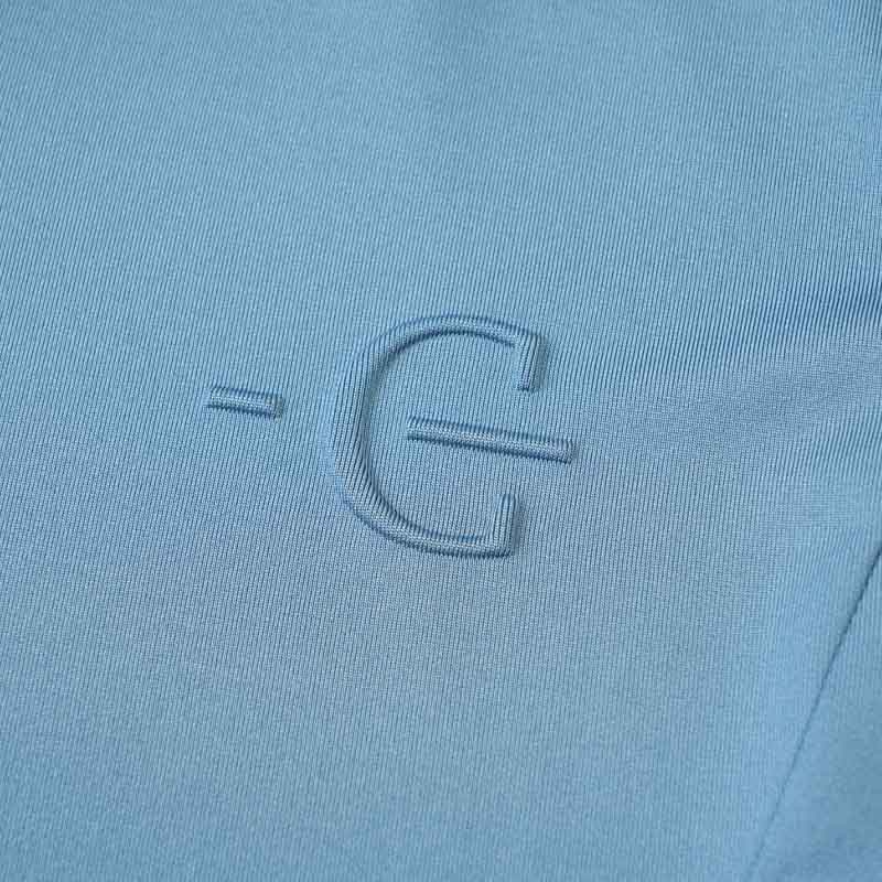 T-shirt V-Neck Blauw