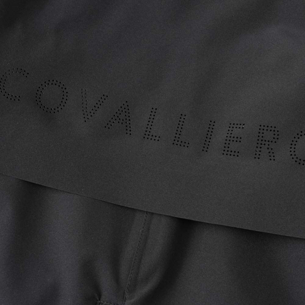 Regenjas Kind/Junior 2-Way Zip Zwart