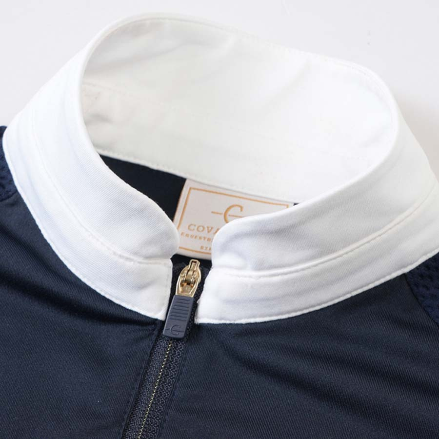 Wedstrijdtop Kind/Junior Competition Longsleeve Marineblauw