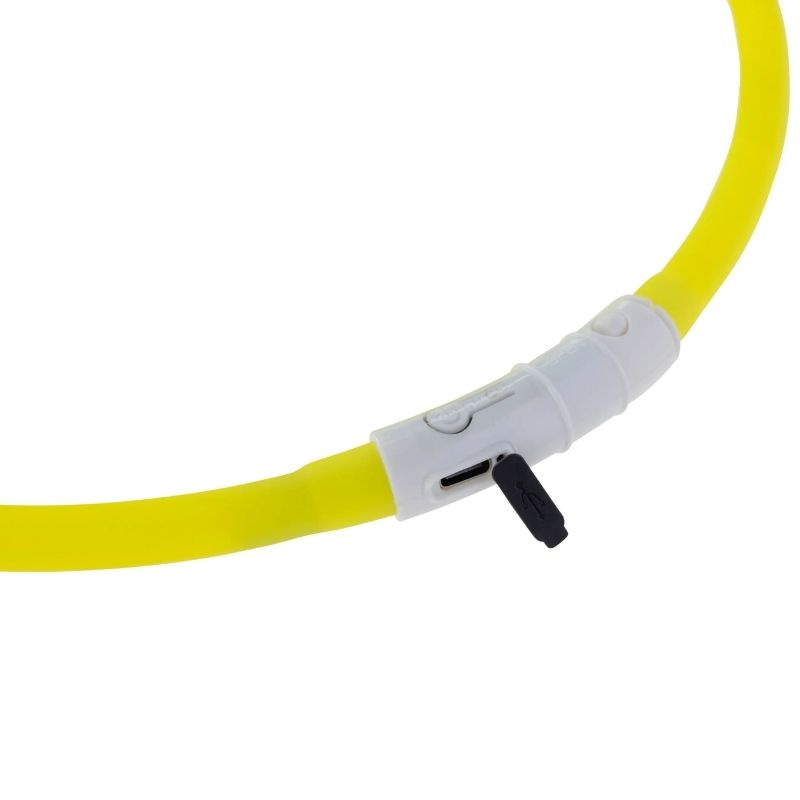 Reflex LED Neck Ring Geel