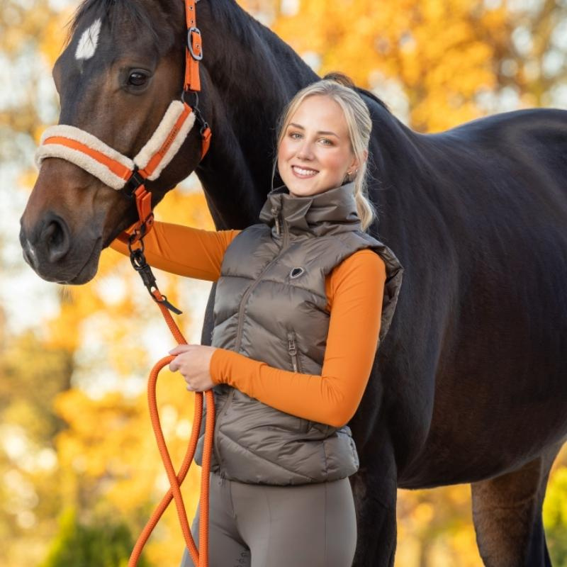 Rijbodywarmer Winter Bruin