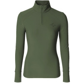 Rijshirt Active Long Sleeve Groen Rijshirt Active Long Sleeve Groen