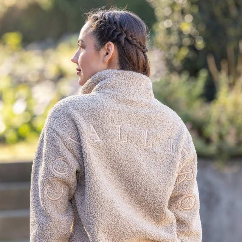 Teddyfleece 1/4 Zip Beige