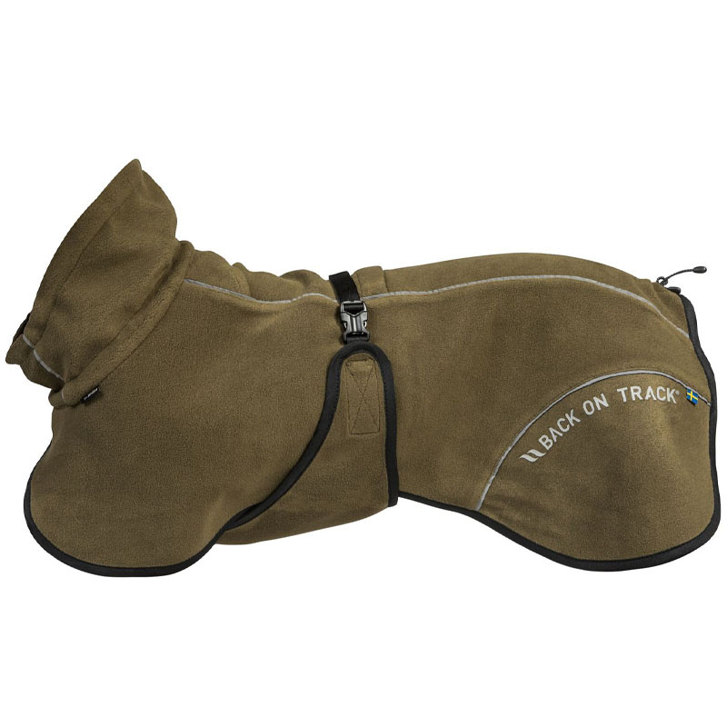Honden Fleecejas Bay High Tail Olijfgroen