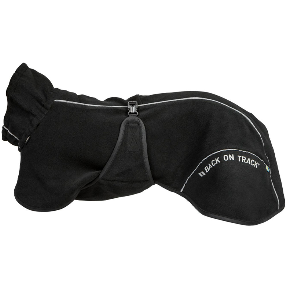 Honden Fleecejas Bay Low Tail Zwart