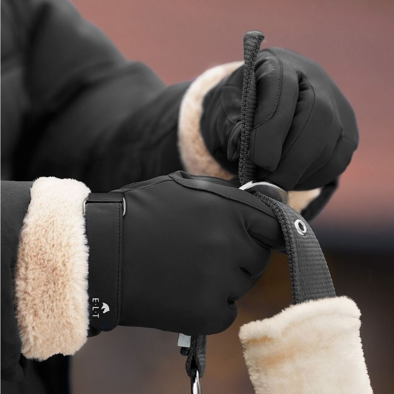 Winterrijhandschoenen St. Moritz Zwart