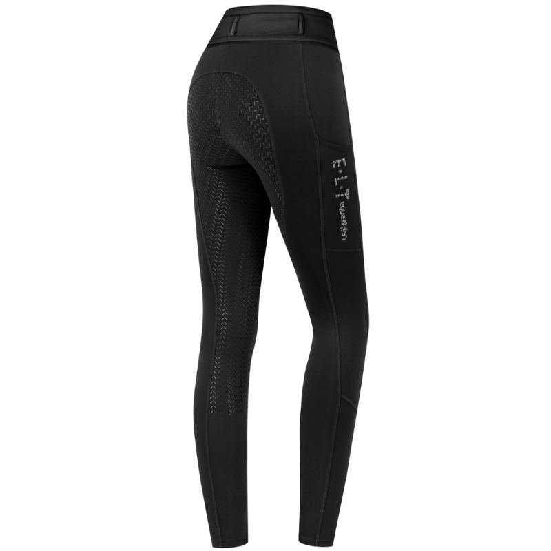 Rijlegging Kind/Junior Ella Glam Full Grip Zwart