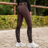 Rijlegging Kind/Junior Ella Glam Full Grip Bruin Rijlegging Kind/Junior Ella Glam Full Grip Bruin