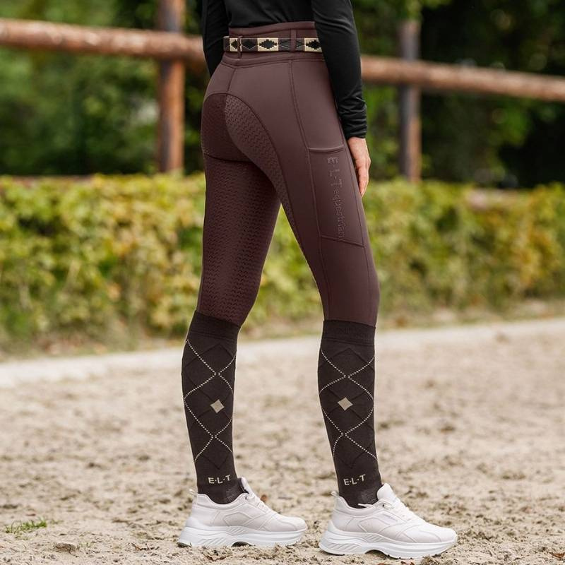 Rijlegging Ella Glam Full Grip Bruin