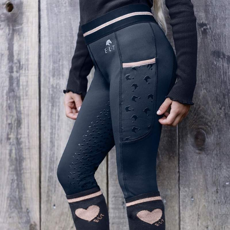 Winter rijlegging Kind/Junior Lucky Leni Full Grip Marineblauw