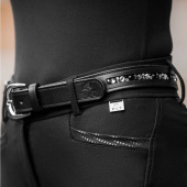 Leren riem Jewel Zwart Leren riem Jewel Zwart