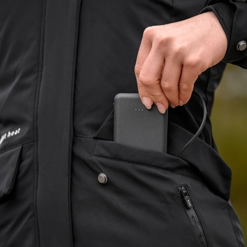 Verwarmde jas Comfort Heat Parka Zwart