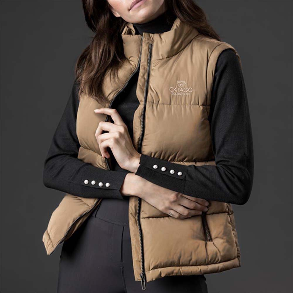 Rijbodywarmer Busta Puffer Beige