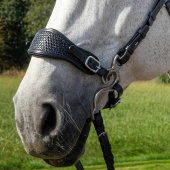 Hackamore Hoofdstel Fiore Zwart Hackamore Hoofdstel Fiore Zwart