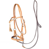 Bitloos Hoofdstel Shango Sidepull Natural Bitloos Hoofdstel Shango Sidepull Natural